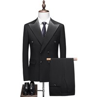 bracket diagram Foreign trade double breasted suit suit 2024 spring three piece suit host dress style