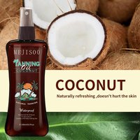 Tanning Coconut Oil – Beach Sunbath Bronzing Tanning Oil, Natural Deep Dark Tint Moisturizer, Outdoor Tanning