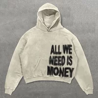 Men Graphic Unisex Y2K Colorful Sweatshirt Hip Hop Letter Print Oversize Hoodie Casual Baggy Haruku Gothic Pullover