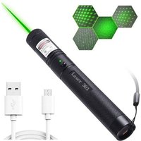 USB303 Green Red Purple Starry Sky Laser Flashlight Sales Indicator Pointer
