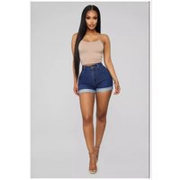 Clothing Fashion Casual Simple Hip Lifting High Elastic Denim Shorts