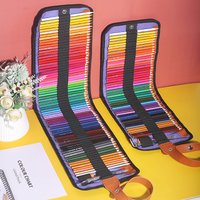 Joywish 50/72 Colors Roll-Up Pencil Case Holder For Colored Pencils - Portable Art Supplies Storage Bag For Drawing, Sketching, And Painting