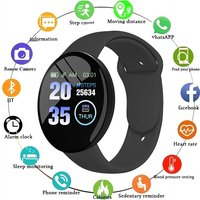 2024 Smart Bracelet D18 Real Step Count Fashion Alarm Clock Watch Bluetooth Music Fiess Tracker Sports Smartwatch