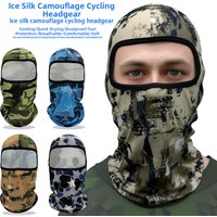 Ice Silk Headgear Dustproof Quick Drying Motorcycle Sports Inner Liner Sun Protection Face Mask Outdoor Cycling