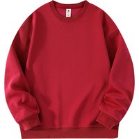 & Cotton Blend Crewneck Sweatshirt Slim Fit Casual Long Sleeve Pullover Spring Autumn