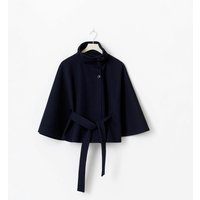 Trendy Short-Length Stand Collar Jacket With Belt - Casual Loose Fit, Single-Breasted Button Design, Summer Essential For Women