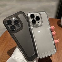 Clear Space Shell Phone Case IPhone 11 12 13 14 15 Pro Max Hard Acrylic Cover Crystal Transparent Phone Cases