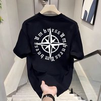 Men's Clothing High Quality Pure Cotton Short Sleeved T Shirt Summer New Casual Round Neck T Shirt Sports Top