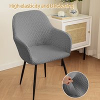Venus Chair Covers Scratch Resistant Polyester Slipcovers Houndstooth Pattern Universal Fit Low Back Chairs