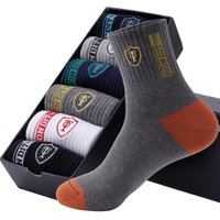  Solid Mid Calf Socks – Moisture Wicking Anti Odor & Stylish Sports & Business