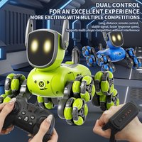 Toys Games Small Eight Wheel Gesture Sensing Multi Function Remote Control Stunt Robot Dog Children’s Toy