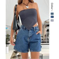 Straight Leg Cargo Jeans Classic Washed Denim Pants Utility Pockets Streetwear Casual Trousers