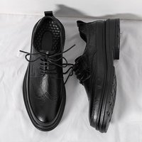 Business Formal Wear British Style Leather Casual Soft Sole Wedding Suit Leather Shoes
