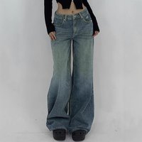 Retro Flared Jeans Autumn Winter High waisted Slim fit American Vintage Style Long Tall Individuals