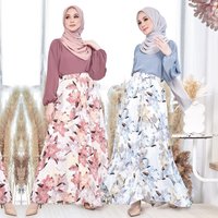 Women's Middle East printed A-line skirt Southeast Asia Malay Indonesian skirt