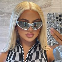 Unisex Future Y2k Sunglasses Fashion Street Shooting Anti-ultraviolet Sports Cycling Sunglasses For Men And Women