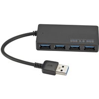 Ultra-thin 4-port USB3.0 HUB High Speed Indicator Light HUB USB 2.0 Splitter For Multi-device Computer Laptop Up to 5Gbps