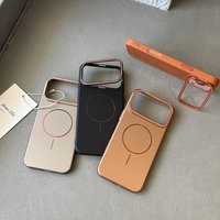 Lens Bracket Holder 17Promax 16Promax Case Iphone 17 16 15 14 Pro Max Magnetic Matte Phone Cover Shell