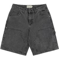 European And American Hip Hop Letter Embroidered Denim Shorts Xia Gao Street New Casual Wide-leg Shorts High Quality