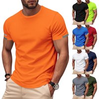 Men's Quick-Dry Running Shirt With Reflective Strips – Lightweight Performance Tee For Marathon & Night Jogging (S-XXXL, 9 Color Combos)