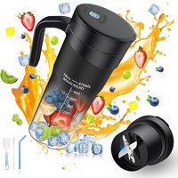 Portable Fruit Juicer 6 sharp Blades Rechargeable Personal Multifunctional Handheld Mini Blender Cup Shakes Smoothies