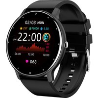 ZL02D Round Screen Intelligent Wristband Heart Rate Blood Pressure Health Monitoring Weather Bluetooth Exercise