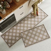 Nordic Simple Kitchen Floor Mats Household Absorbent Foot Mats Long Strip Waterproof Oil Proof Mats Carpet Thick Door Mats