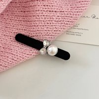 French Pearl hair clip all match side bangs hairpin forehead 2023 headdress clip