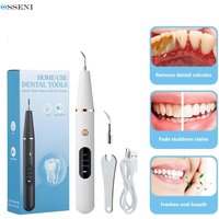 Electric Dental Scaler Ultrasonic Irrigator Calculus Oral Tartar Remover Tooth Stain Cleaner LED Teeth Whitening Cleaning Tools
