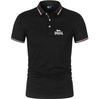 2022 Large Stand Collar Polo Shirt Printed Short Sleeve T shirt