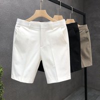 Slim Fit Casual Shorts Lightweight Breathable Summer Chino Shorts Straight Leg Comfortable Stretch Fabric Multiple Colors & Sizes