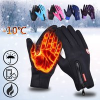 Winter men’s and women’s warm all finger gloves Outdoor activities Touch screen Wind proof and anti-skid gloves