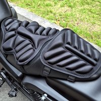 Double seater 3D shock absorbing breathable electric vehicle cushion all season universal motorcycle seat cushion