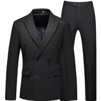 suit suit double breasted solid large suit three piece suit slim groom wedding dress