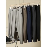  Slim Fit Dress Pants Professional & Casual Trousers Straight Leg & Stretch Fabric Lightweight & Wrinkle Free Business & Daily Wear