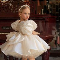 Dress Princess Dress Dress Fluffy Tulle Wedding Dress Catwalk Performance Birthday Little One Year Old High End Stylish