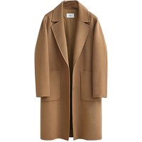woolen coat long loose woolen coat