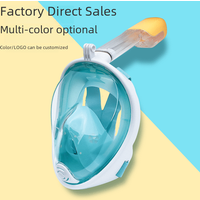 Popular Snorkeling Supplies Full Dry Diving Mask Snorkeling Full Cover Swimming Mask