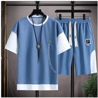 Clothing Sports Suit Short Sleeved Wear Thin Loose Casual Shorts