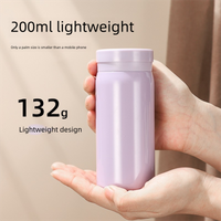 Mini Vacuum Insulated Water Bottle, 304 Stainless Steel Portable Pocket Cup For Men Women, Travel Gym Sports Gift Idea