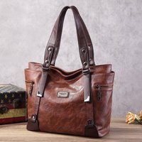 2024 Style Handheld Shoulder Crossbody Tote Soft Large Capacity Bag