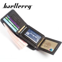 Wallet Men's Multi-Card Card Holder Horizontal Nubuck Leather Retro Wallet Soft