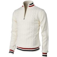 Clothing spring autumn matching zipper high collar sweater