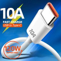 120W Super Fast Charging USB Type C Cable Huawei P40 P30 USB C Phone Data Cord Xiaomi 14 Redmi 13 12 Oneplus 11 POCO