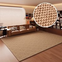 Boho Geometric Rug Beige | Soft Low Pile Hallway Carpet Garden Mediterranean - 57