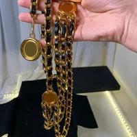 Belts Top Quality Vintage Chain Goth Fashion Charm Designer Jewelry 2022 Trendy Boho