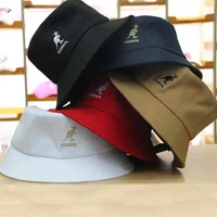 Stingy Brim Hats Designer Cotton Bucket Hat Kango Outdoor Sport Fishing Cap Summer Sun Beach Fisher