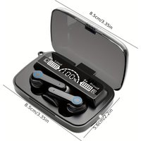 9D Stereo BT Earbuds TWS Wireless Earphones Sport Headset Noise Reduction Ear Headphones Charging Case