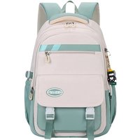 Durable Ergonomic Large Capacity Backpack Students Comfortable Shoulder Straps Stylish Design School Daily Use