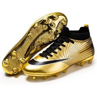 Soccer Shoes Ankle Football Boots Cleats Grass Training Match Sneakers Futsal Professional Non Slip Soft